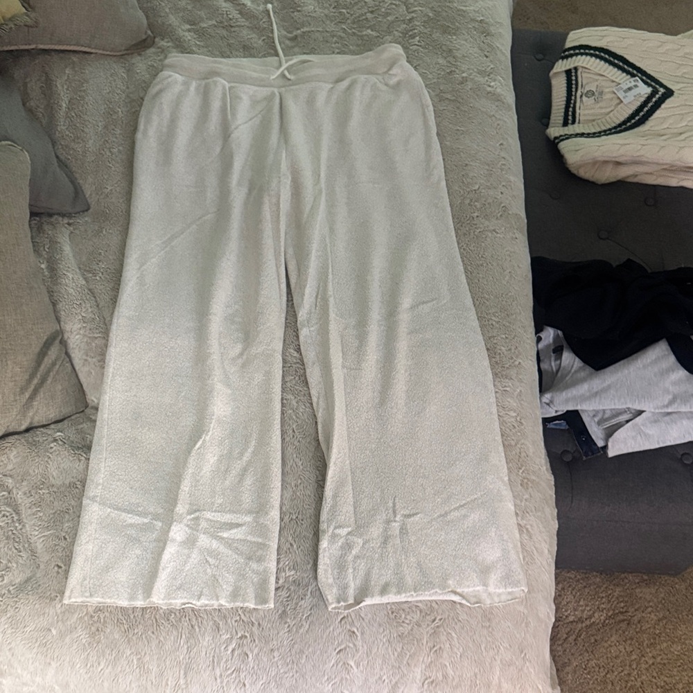 Aerie cream Lounge Pants